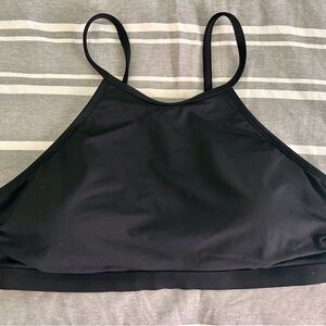 Athleta Black High-Neck Bralette Size M‎